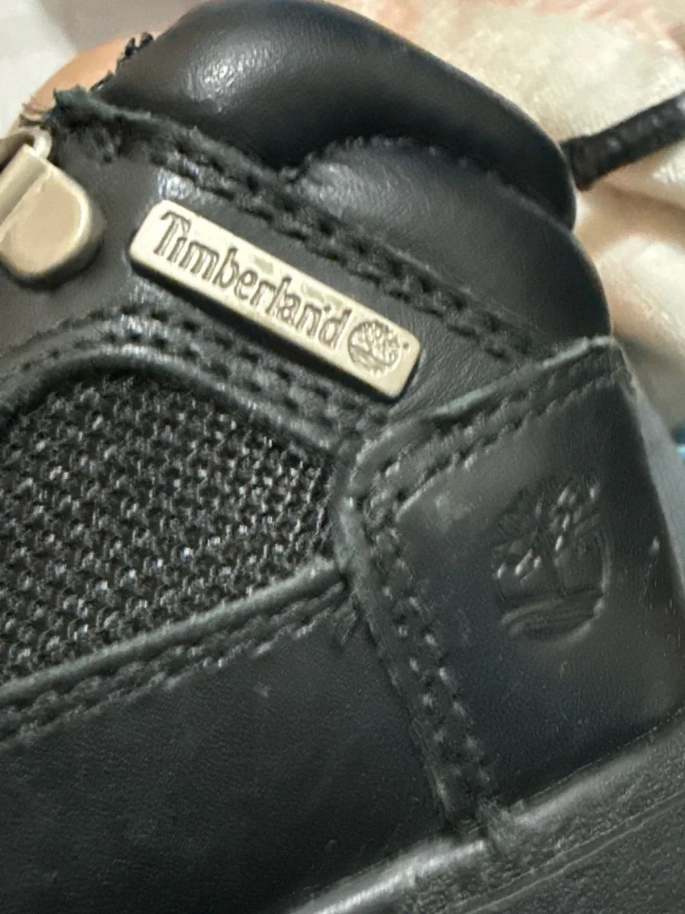 Timberland Little Kids Black Lace-Up Boots